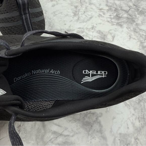 DANSKO Sky Lightweight Mesh Black Walking Sneaker Women’s Sz EU 38 / US 8 - Picture 12 of 15